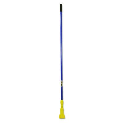 Rubbermaid Commercial Gripper Fiberglass Mop Handle, 1" dia x 60", Blue/Yellow (H246BLU)