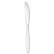 Dart Extra-Heavy Polystyrene Knives, White, Guildware Design, Bulk, 1,000/Case (GD6KW)