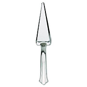 WNA Reflections Heavyweight Plastic Cake Cutter, Silver, 40/Carton (RFCTR)