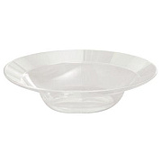 WNA Designerware Plastic Bowls, 10 oz, Clear, Round, 10/Pack, 18 Packs/Carton (DWB10180)