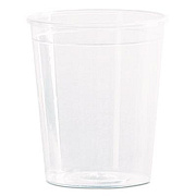 WNA Comet Plastic Portion/Shot Glass, 2 oz, Clear, 50/Pack, 50 Packs/Carton (P20)