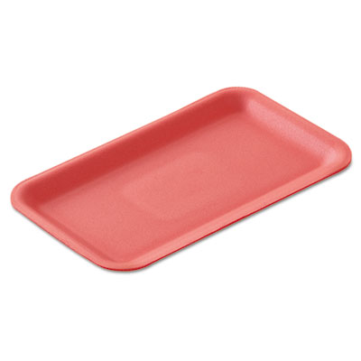 Genpak Supermarket Trays, 12.25 x 0.5 x 7.25, White, 250/Carton (16SWH)