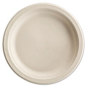 Chinet PaperPro Naturals Molded Fiber Dinnerware, Round Plates, 8.75" dia, White, 125/Pack, 4 Packs/Carton (25775)