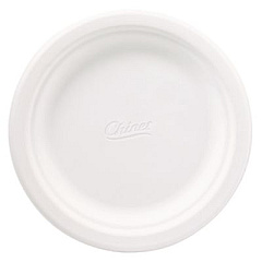 Chinet Classic Paper Plates, 6.75" dia, White, 125/Pack, 8 Packs/Carton (21226CT)