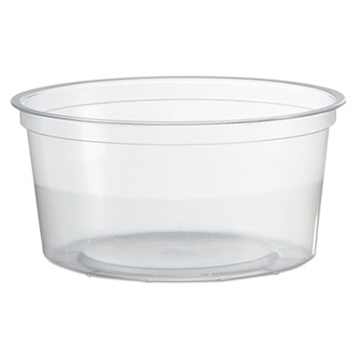 WNA Deli Containers, 12 oz, Clear, Plastic, 500/Carton (APCTR12)