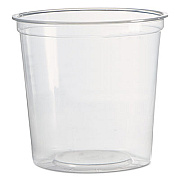 WNA Deli Containers, 24 oz, Clear, Plastic, 500/Carton (APCTR24)