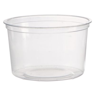 WNA Deli Containers, 16 oz, Clear, Plastic, 50/Pack, 10 Packs/Carton (APCTR16)