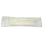GEN Wrapped Cutlery Kit, 5.25", Spork/Straw/Napkin, White, 1,000/Carton (GENSCHOOLKIT)