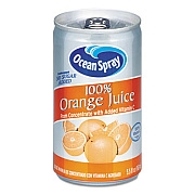 Ocean Spray 100% Juice, Orange, 5.5 oz Can (20453)