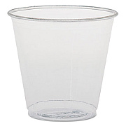 Dart Plastic Sampling Cups, 3.5 oz, Clear, Polystyrene, 100/Bag, 25 Bags/Carton (TK35)