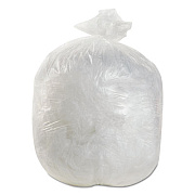 Boardwalk HIGH-DENSITY CAN LINERS, 7 GAL, 6 MICRONS, 20" X 22", NATURAL, 2,000/CARTON (BWK202206)