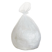 GEN High-Density Can Liners, 56 gal, 13 mic, 43" x 46", Natural, Perforated Roll, 20 Bags/Roll, 10 Rolls/Carton (434616)