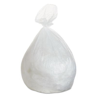 GEN High-Density Can Liners, 56 gal, 13 mic, 43" x 46", Natural, Perforated Roll, 20 Bags/Roll, 10 Rolls/Carton (434616)