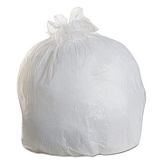 FlexSol HIGH DENSITY CORELESS CAN LINERS, 56 GAL, 17 MICRONS, 43" X 48", CLEAR, 200/CARTON (BR4348X)