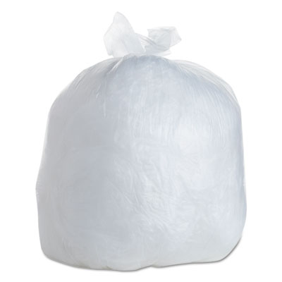 FlexSol HIGH DENSITY CORELESS CAN LINERS, 30 GAL, 10 MICRONS, 30" X 37", CLEAR, 500/CARTON (BR3037MP)