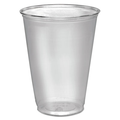SOLO Ultra Clear PET Cups, Tall, 10 oz, Plastic, 50/Pack (TP10DPK)