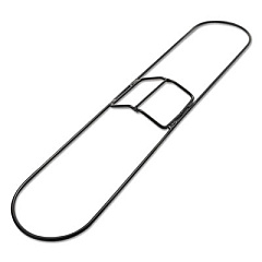 Rubbermaid Commercial Snap-On Wire Dust Mop Frame, 24w x 5d, Black (M25312)