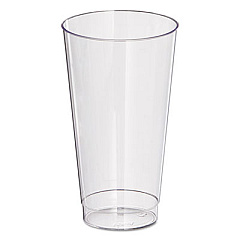 WNA Comet Plastic Tumbler, Squat, 16 oz, Clear, 25/Pack, 20 Packs/Carton (T16)