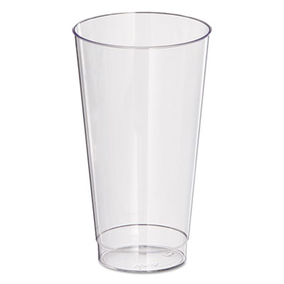 WNA Comet Plastic Tumbler, Squat, 16 oz, Clear, 25/Pack, 20 Packs/Carton (T16)