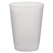 WNA Frost Flex Cups, Cold, 10 oz, Plastic, Frosted, 25/Pack, 20 Packs/Carton (PF10)