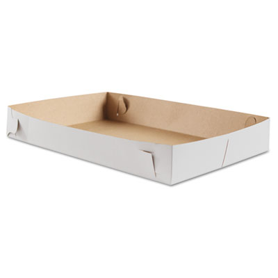 SCT Donut Trays, 17 x 11.5 x 2.5, White, Paper, 100/Bundle (2021)