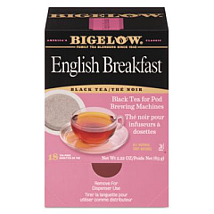 Bigelow English Breakfast Tea Pods, 1.90 oz, 18/Box (009906)