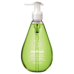 Method Gel Hand Wash, Green Tea and Aloe, 12 oz Pump Bottle (00033)