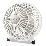 Honeywell Chillout USB/AC Adapter Personal Fan, White, 6"Diameter, 1 Speed (GF3W)