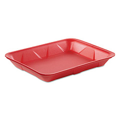 Genpak SUPERMARKET TRAY, 7.25 X 9.25 X 1.1, ROSE, 125 TRAYS/BAG, 4 BAGS/CARTON (4DRS)