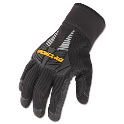 Ironclad Cold Condition Gloves, EN388: 3222, 11.5" Long, X-Large, Black, Pair (CCG205XL)