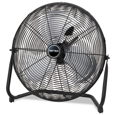 Patton High Velocity Fan, Three-Speed, Black, 24 1/2"W x 8 5/8"H (PUF2010CBM)