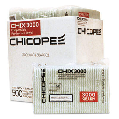 Chix 3000 Compostable Food Service Towels