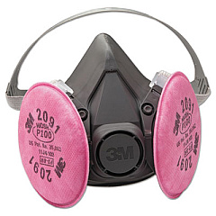 3M Half-Facepiece Respirator 6000 Series, Reusable, Medium (6291)