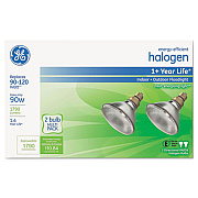 Energy-Efficient PAR38 Halogen Bulb, 80 W, 2/Pack (66282)