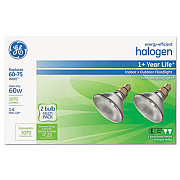 Energy-Efficient PAR38 Halogen Bulb, 60 W, 2/Pack (66280)
