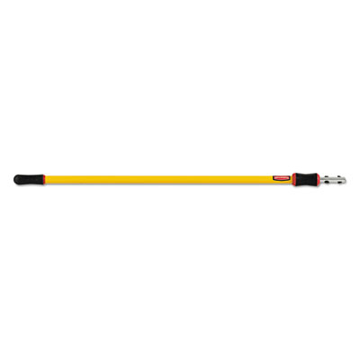 Rubbermaid Commercial HYGEN HYGEN 48-96" Quick-Connect Extension Pole, Aluminum, Yellow (Q765YEL)