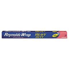 Reynolds Wrap Heavy Duty Aluminum Foil Roll, 18" x 75 ft, Silver, 20/Carton (F28028CT)