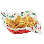 Bagcraft Grease-Resistant Paper Wraps and Liners, 12 x 12, Southwest Pattern, 1,000/Box, 5 Boxes/Carton (300365)