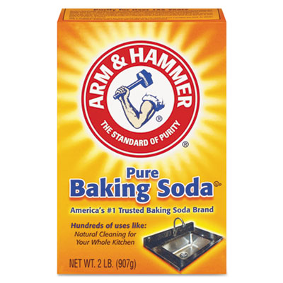 Arm & Hammer Baking Soda, 2 lb Box, 12/Carton (3320001140)