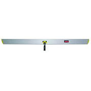 Rubbermaid Commercial HYGEN HYGEN Quick Connect Single-Sided Frame, 60 x 3, Aluminum, Yellow, 6/Carton (Q595YEL)