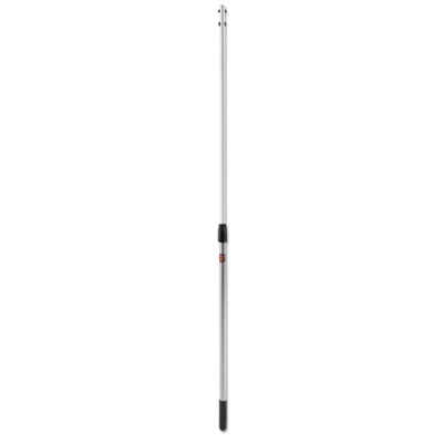 Rubbermaid Commercial Executive Series Telescoping Microfiber Mop Handle, 42"-72", Aluminum, Silver (1863882)
