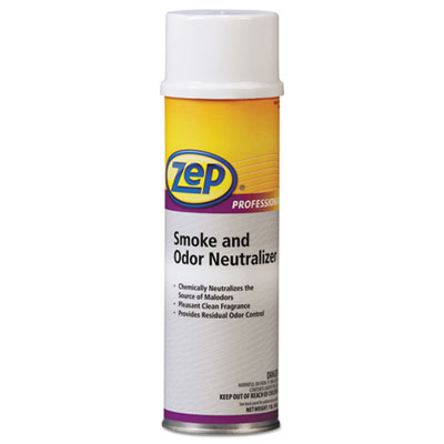 Zep Professional Smoke And Odor Neutralizer, Pleasant Scent, 20 Oz Aerosol, 12/carton (1040677)