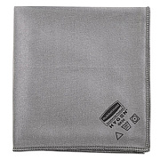 Rubbermaid Commercial Executive Glass Microfiber Cloths, Gray, 16 x 16, 12/Pack (1867398)