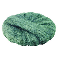 GMT Radial Steel Wool Pads, Grade 0 (Fine): Cleaning and Polishing, 20" Diameter, Gray, 12/Carton (120200)