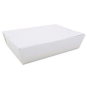 SCT ChampPak Carryout Boxes, #2, 7.75 x 5.5 x 1.88, White, Paper, 200/Carton (0742)