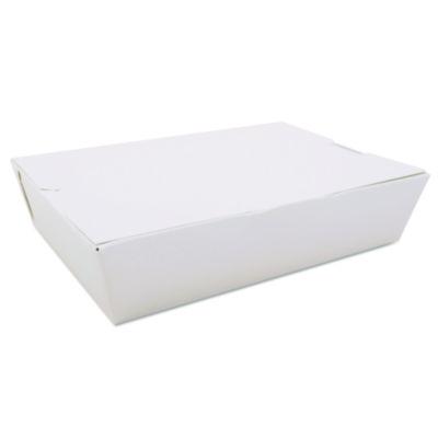 SCT ChampPak Carryout Boxes, #2, 7.75 x 5.5 x 1.88, White, Paper, 200/Carton (0742)