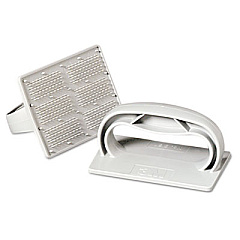 3M Twist-Lok Pad Holder, 3.5 x 4.75 x 2.5, Light Gray, 10/Carton (09493)