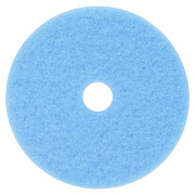 3M Hi-Performance Burnish Pad 3050, 19" Diameter, Sky Blue, 5/Carton (59828)
