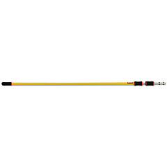 Rubbermaid Commercial HYGEN HYGEN Quick-Connect Extension Handle, 6 ft to 18 ft, Yellow/Black (Q775YEL)