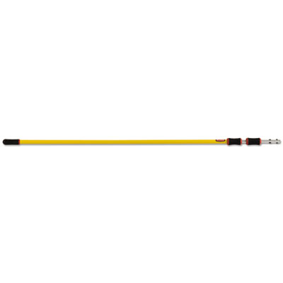 Rubbermaid Commercial HYGEN HYGEN Quick-Connect Extension Handle, 6 ft to 18 ft, Yellow/Black (Q775YEL)